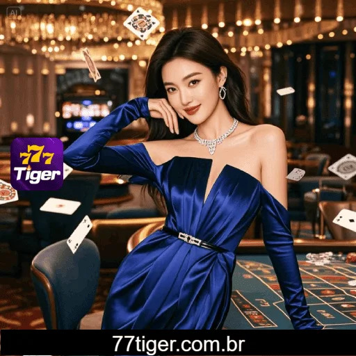 Imagem promovendo bônus 777Tiger com recompensas imperdíveis.